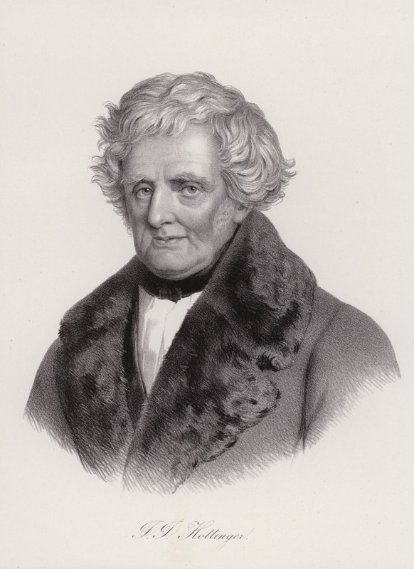 Johann Jakob Hottinger, sveitsiläinen historioitsija (kaiverrus) tekijältä Swiss School