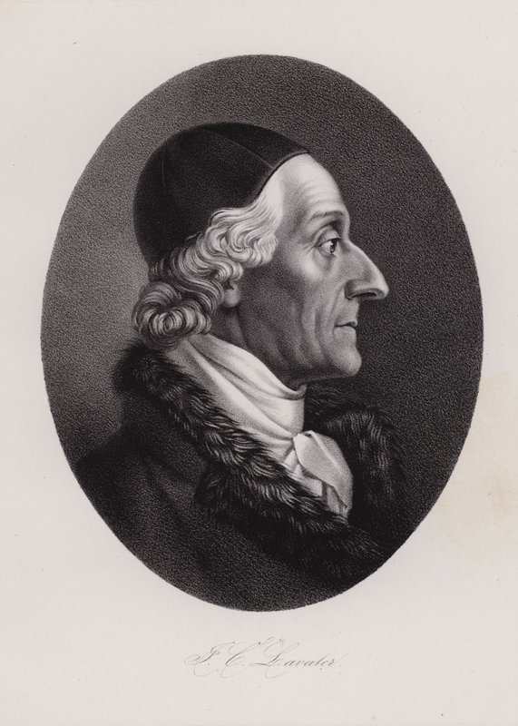 Johann Kaspar Lavater, sveitsiläinen kirjailija ja fysiognomisti (kaiverrus) tekijältä Swiss School