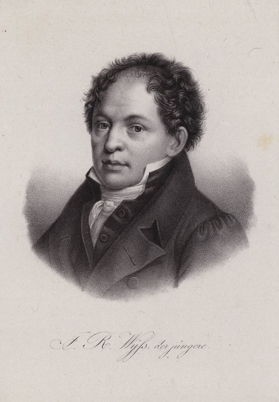 Johann Rudolf Wyss, sveitsiläinen kirjailija (kaiverrus) tekijältä Swiss School