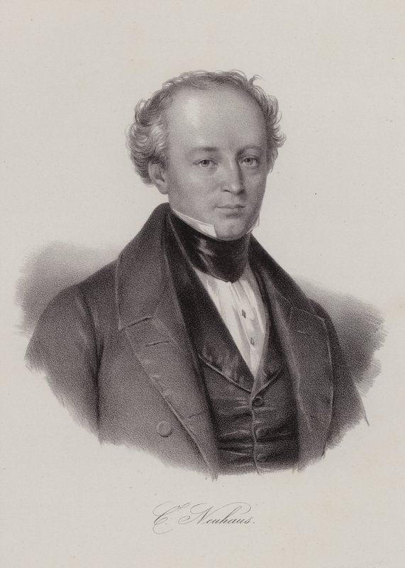 Karl Neuhaus, sveitsiläinen poliitikko (kaiverrus) tekijältä Swiss School