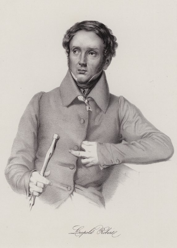 Louis Leopold Robert, sveitsiläinen taidemaalari (kaiverrus) tekijältä Swiss School