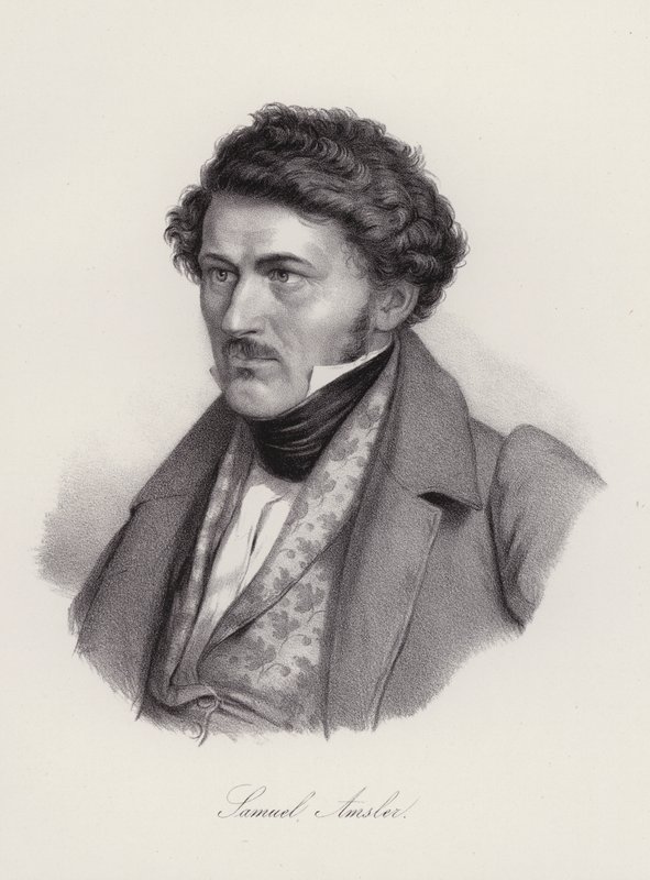 Samuel Amsler, sveitsiläinen kaivertaja (kaiverrus) tekijältä Swiss School