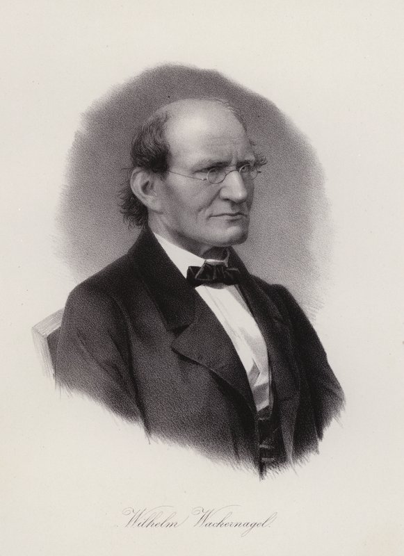 Wilhelm Wackernagel, saksalais-sveitsiläinen filologi (kaiverrus) tekijältä Swiss School