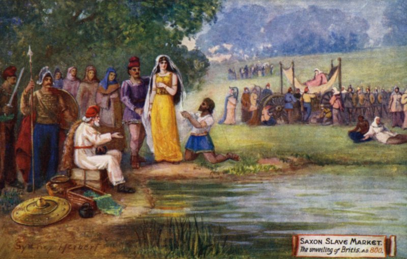 Saxon Slave Market, British ja 800:n paljastaminen tekijältä Sydney Herbert