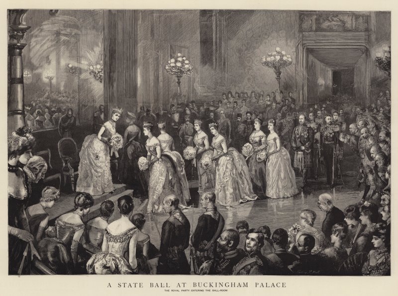 State Ball Buckinghamin palatsissa tekijältä Sydney Prior Hall