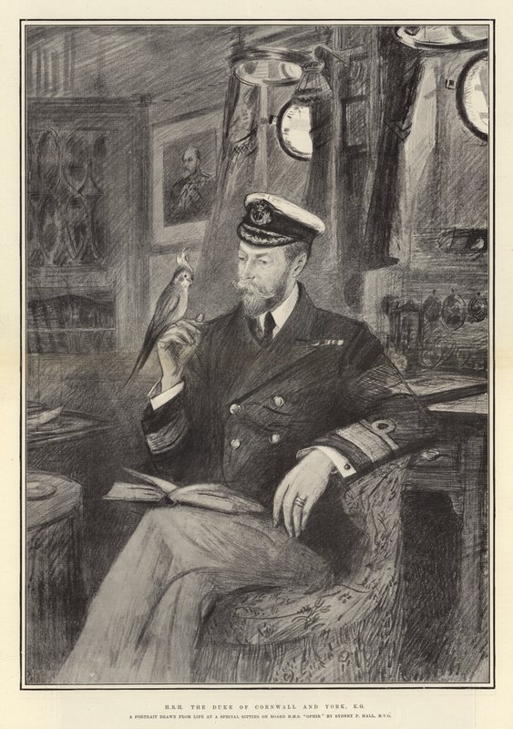H R H Cornwallin ja Yorkin herttua, K G tekijältä Sydney Prior Hall