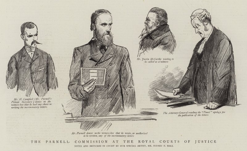 Parnell-komissio kuninkaallisessa tuomioistuimessa tekijältä Sydney Prior Hall