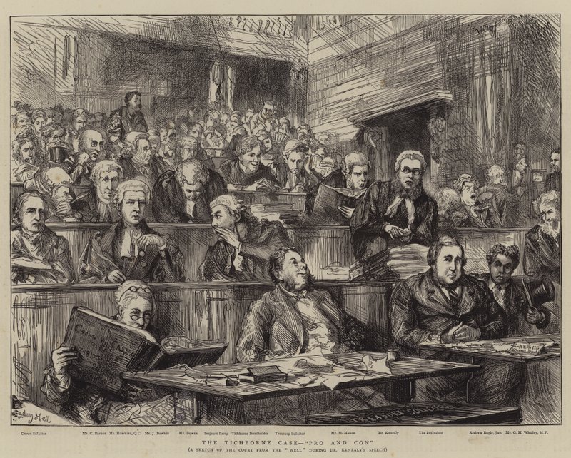 Tichborne Case, Pro ja Con tekijältä Sydney Prior Hall