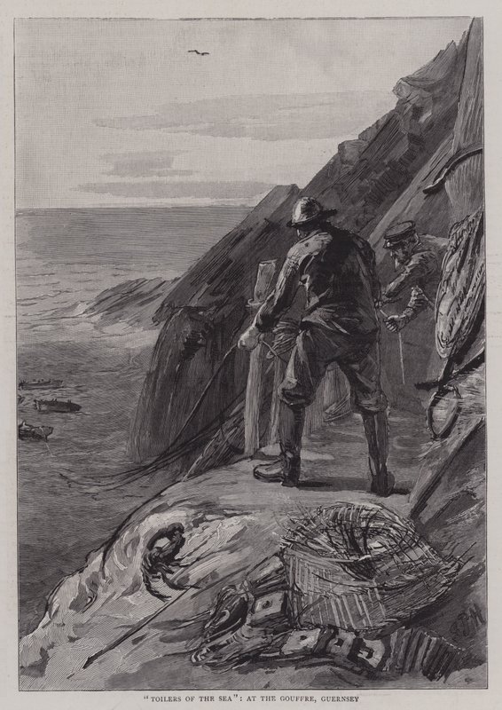 Toilers of the Sea, Gouffressa, Guernseyssa tekijältä Sydney Prior Hall
