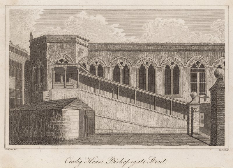 Crosby Hall, Bishopsgate Street, Lontoo tekijältä T. Prattent