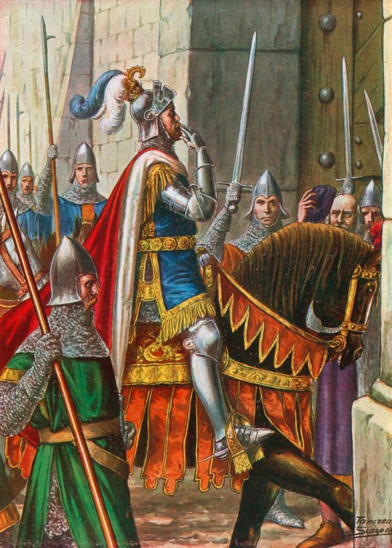 Vuonna 1237 Ezzelino da Romano, Fredrik II:n liittolainen, saapuu Padovaan tekijältä Tancredi Scarpelli