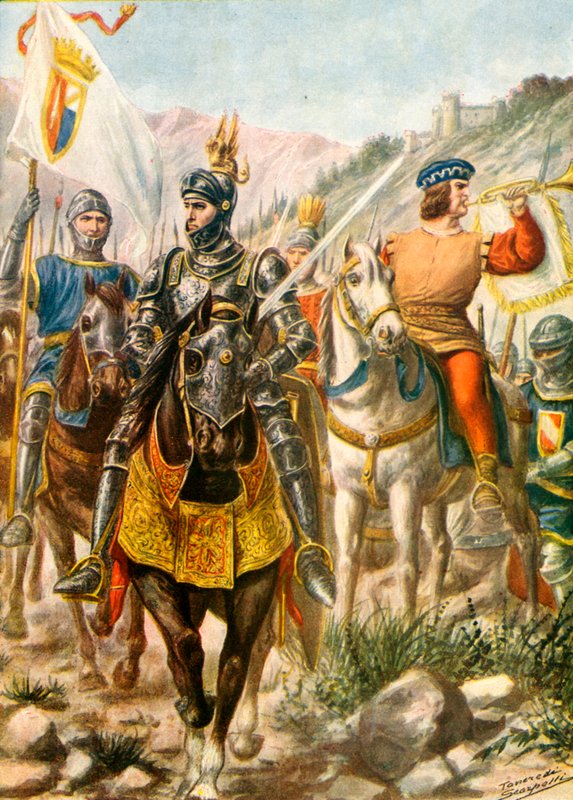 Lombardian sotilaat 1300- ja 1400-luvuilla tekijältä Tancredi Scarpelli