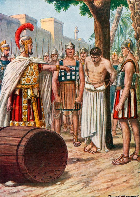 Marcus Atilius Regulus palaa Carthageen tekijältä Tancredi Scarpelli