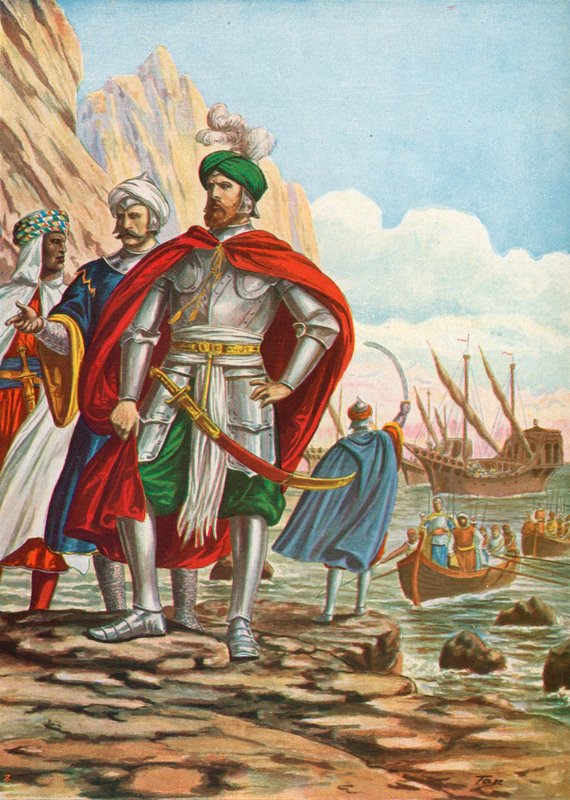 Mustafa laskeutui Kyproksen saarelle vuonna 1570 tekijältä Tancredi Scarpelli
