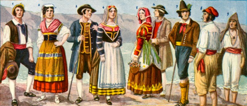 Alueellinen italialainen mekko tekijältä Tancredi Scarpelli