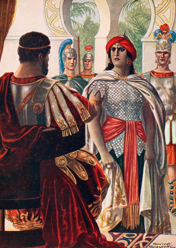 Zenobia Aurelianuksen läsnäollessa tekijältä Tancredi Scarpelli