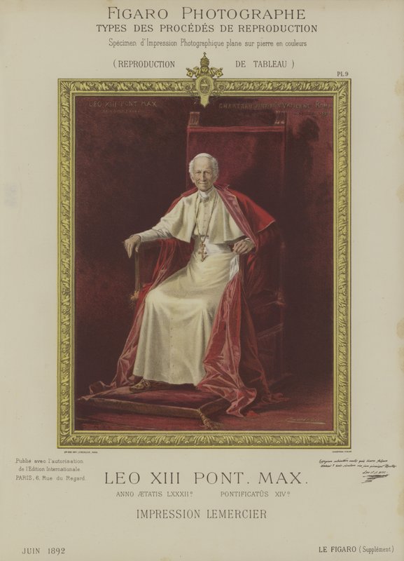 Paavi Leo XIII tekijältä Theobald after Chartran
