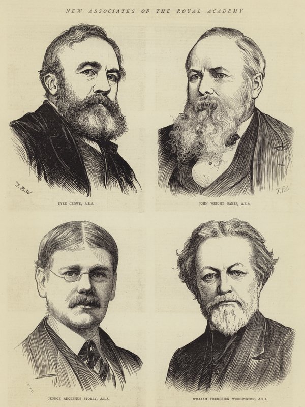 Kuninkaallisen akatemian uudet jäsenet tekijältä Theodore Blake Wirgman