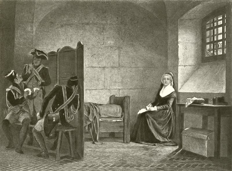 Marie Antoinette (kaiverrus) tekijältä Theophile Gide