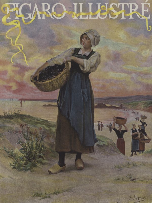 Le Figaro Illustre -lehden kansi, syyskuu 1891 tekijältä Theophile Louis Deyrolle