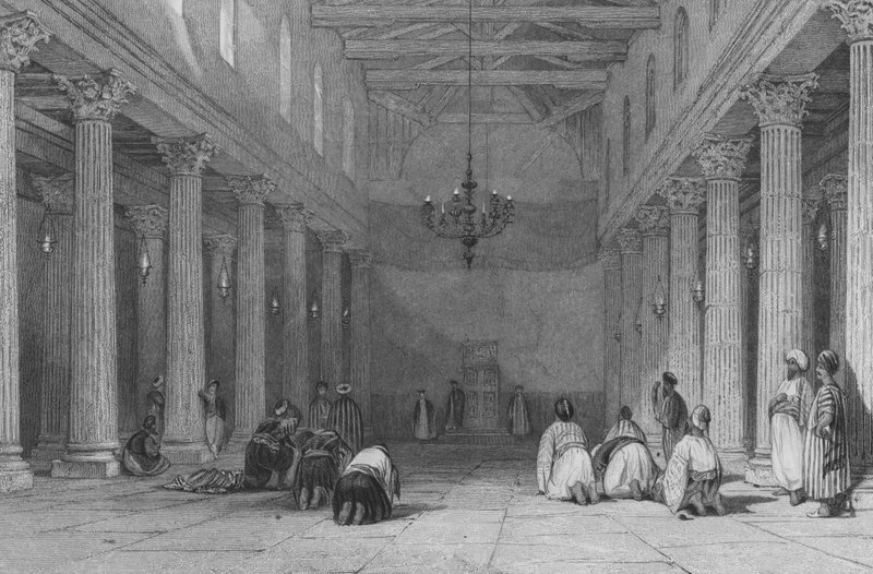 Kappeli Betlehemissä tekijältä Thomas Allom