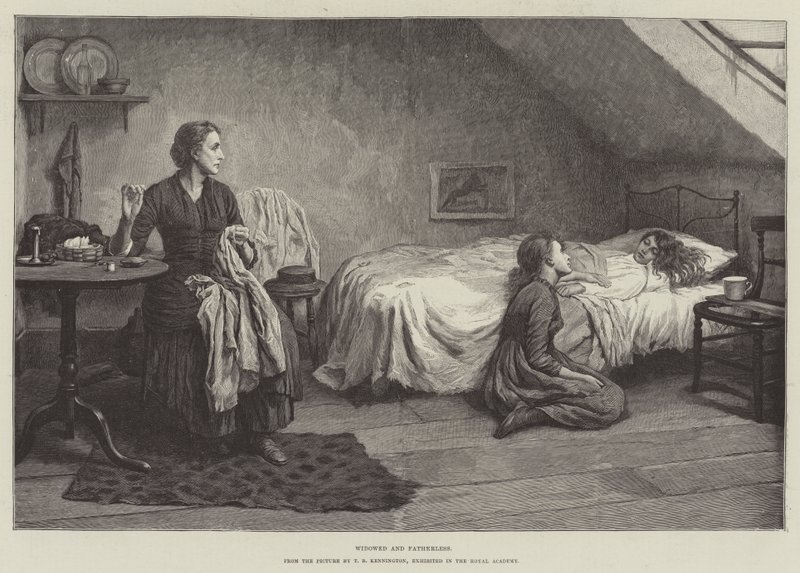 Leski ja isätön, esillä kuninkaallisessa akatemiassa tekijältä Thomas Benjamin Kennington