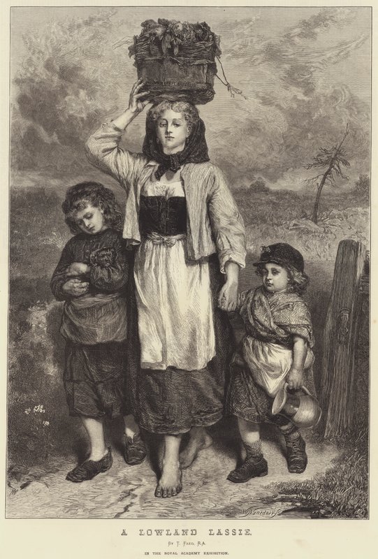 Alamaan Lassie tekijältä Thomas Faed