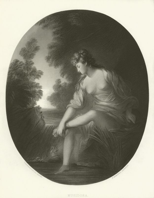 Musidora tekijältä Thomas Gainsborough