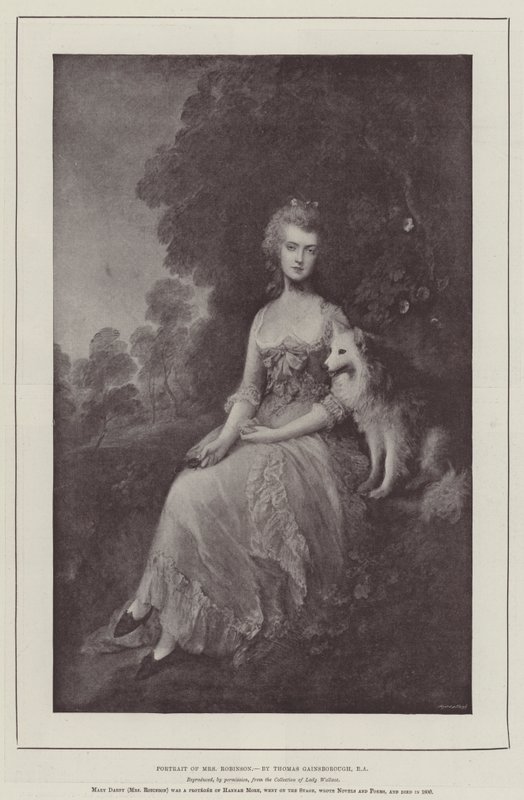 Rouva Robinsonin muotokuva tekijältä Thomas Gainsborough