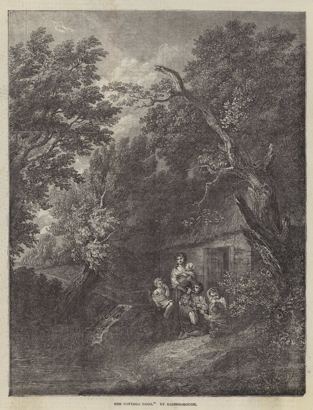 Mökin ovi tekijältä Thomas Gainsborough