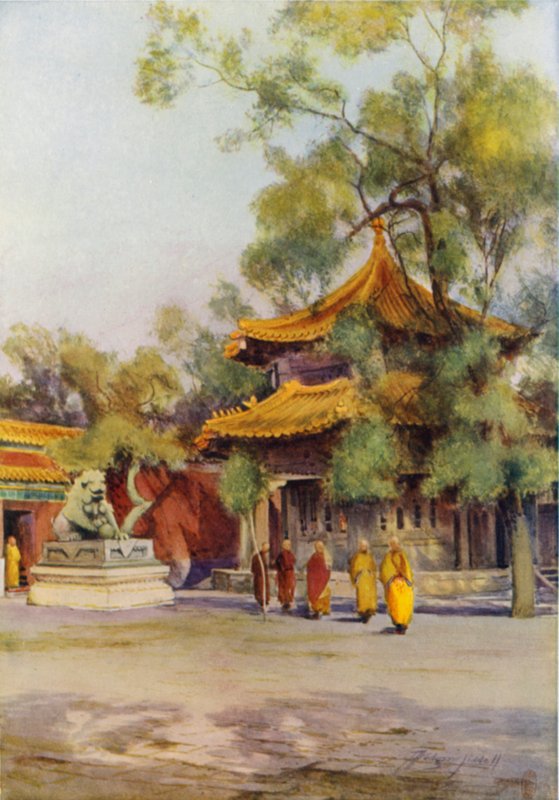 Pailau Laman temppelissä, Pekingissä tekijältä Thomas Hodgson Liddell