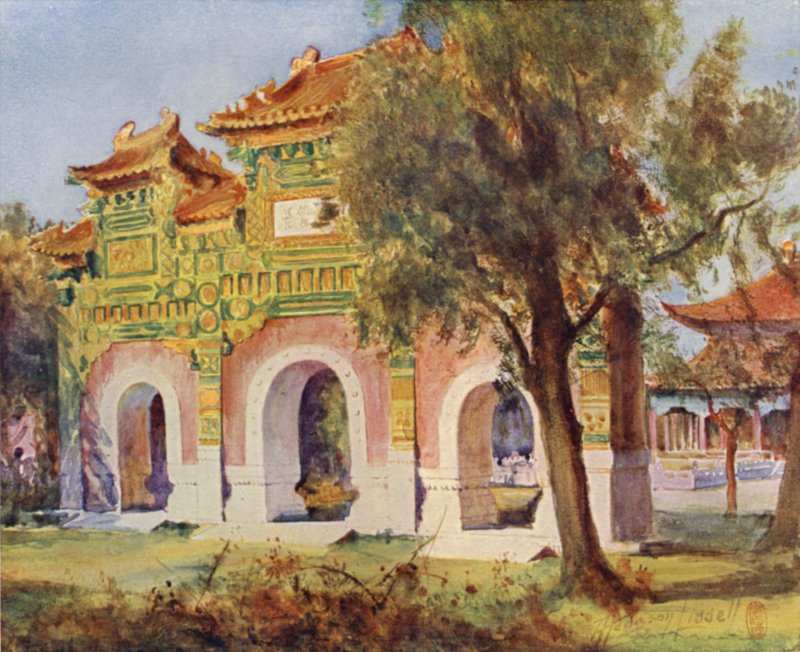 Peking, Posliini Pailau Klassikoiden salissa tekijältä Thomas Hodgson Liddell