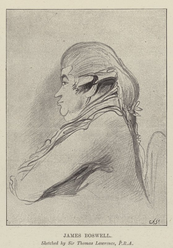 James Boswell tekijältä Thomas Lawrence