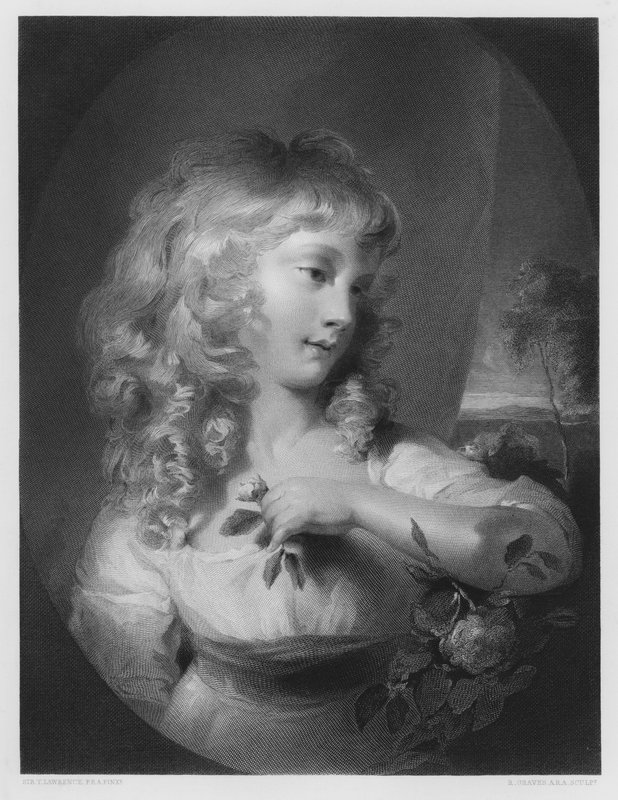 Prinsessa Amelia, kuvasta Royal Collectionissa tekijältä Thomas Lawrence
