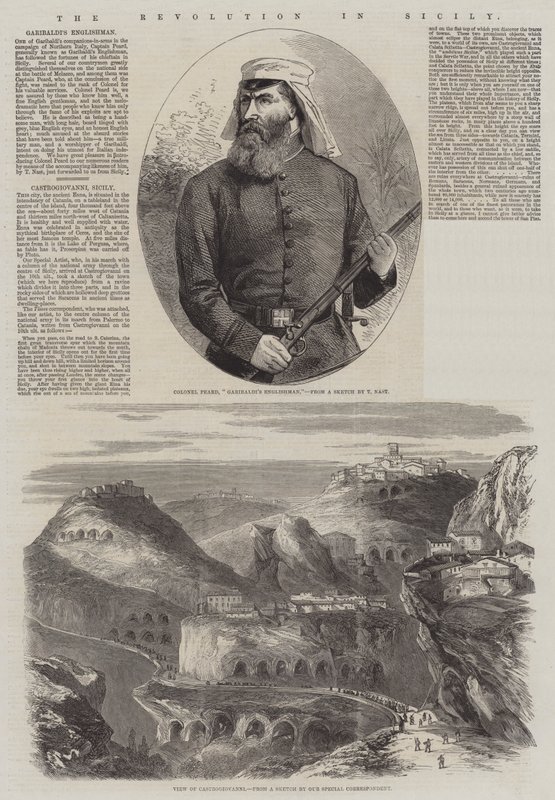 Vallankumous Sisiliassa tekijältä Thomas Nast