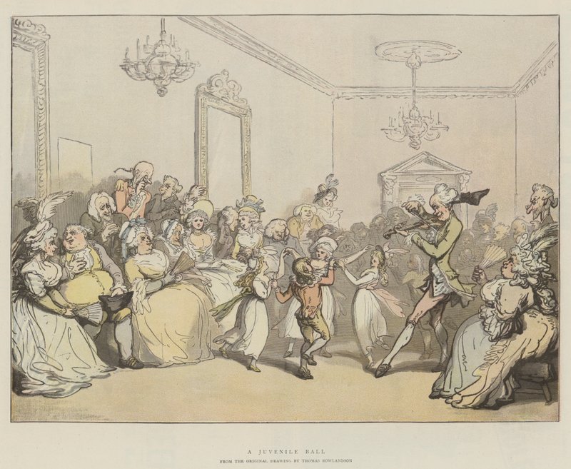 Nuorten pallo tekijältä Thomas Rowlandson
