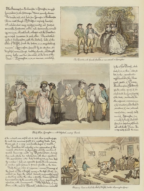 Rowlandsonin matka postisohvassa, 1782 (kromoliittikuva) (englanniksi) tekijältä Thomas Rowlandson