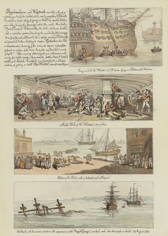 Rowlandsonin kiertue postitse, 1782 (chromolitho) tekijältä Thomas Rowlandson