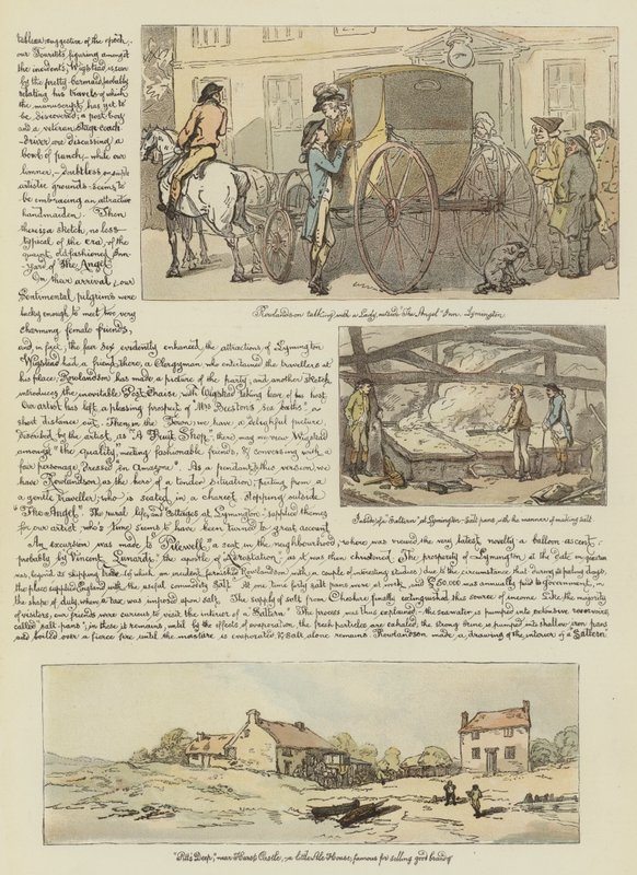 Rowlandsonin kiertue postitse, 1782 (chromolitho) tekijältä Thomas Rowlandson