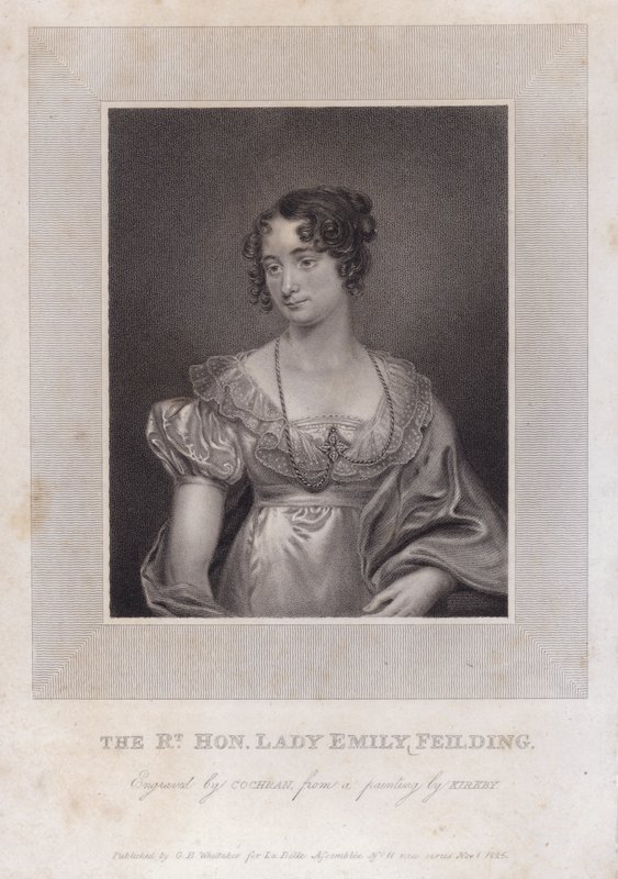 Lady Emily Feilding, William Feildingin, varakreivi Feildingin ja hänen vaimonsa Annen neljäs lapsi tekijältä Thomas (after) Kirkby