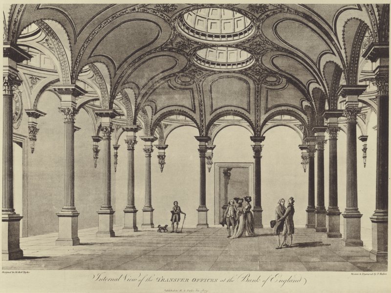 Sir Robert Taylorin siirtotoimisto, Englannin keskuspankki tekijältä Thomas (after) Malton