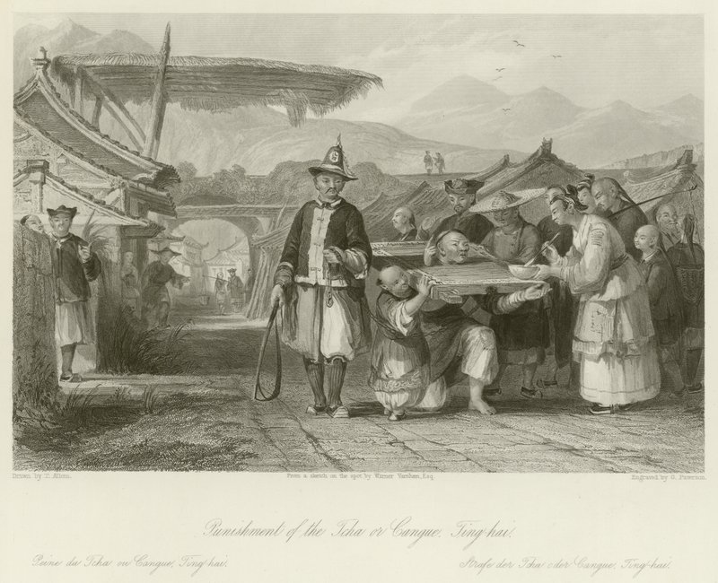 Tchan tai Canguen rankaiseminen tekijältä Thomas Allom