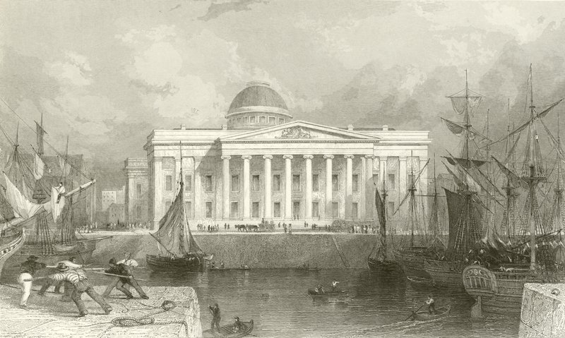 Uusi tullitalo, Liverpool tekijältä Thomas Allom