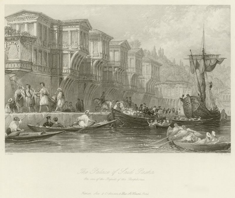 Said Pashan palatsi tekijältä Thomas Allom
