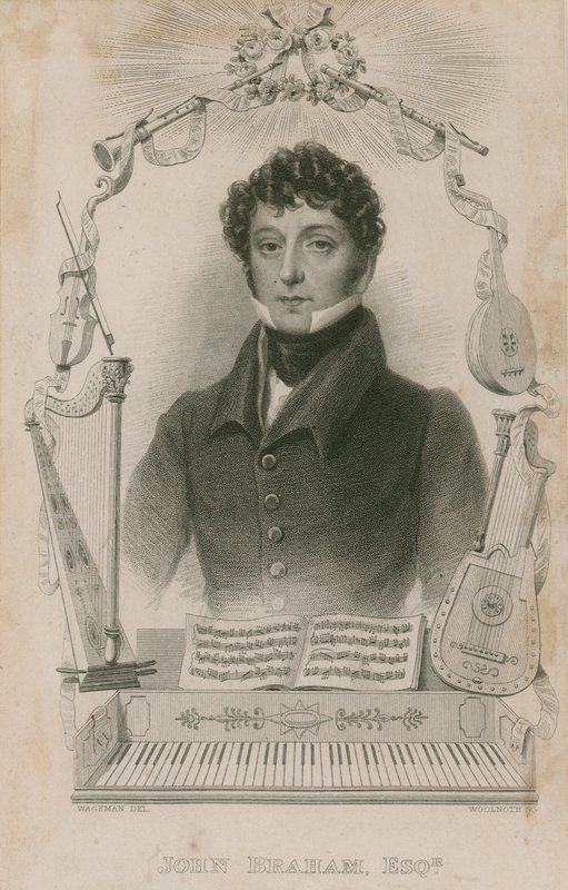 John Braham, laulaja tekijältä Thomas Charles Wageman