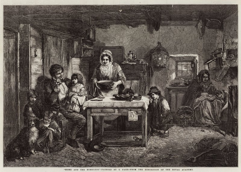 Koti ja kodittomat tekijältä Thomas Faed