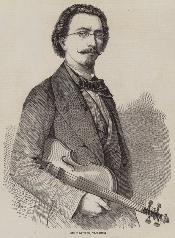 Jean Becker, viulisti tekijältä Thomas Harrington Wilson