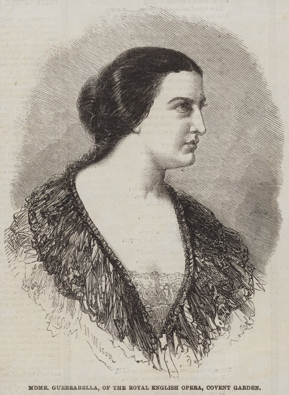 Madame Guerrabella Englannin kuninkaallisesta oopperasta, Covent Gardenista tekijältä Thomas Harrington Wilson