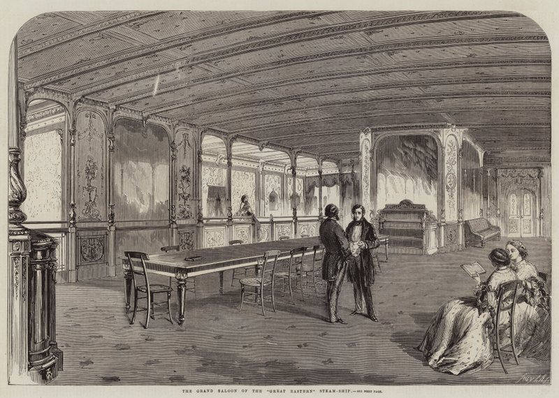 Suuren Itähöyrylaivan Grand Saloon tekijältä Thomas Harrington Wilson