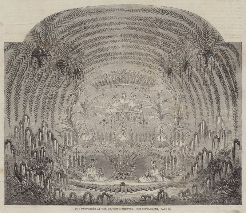 Pantomiimi Hänen Majesteettinsa teatterissa tekijältä Thomas Harrington Wilson